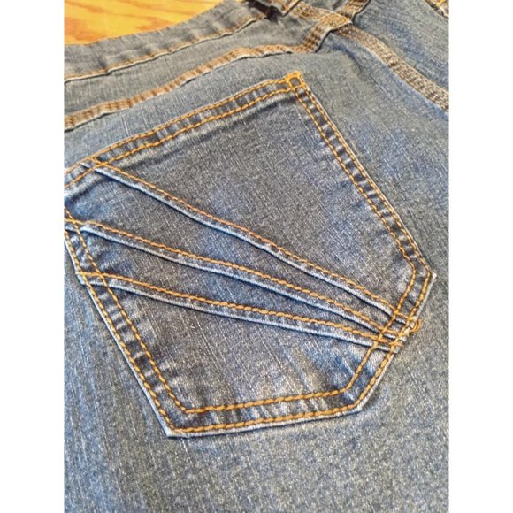 Women's SEMIJEANS HIGH RISE MEDIUM WASH BLUE JEANS SIZE 14 - Picture 5 of 5